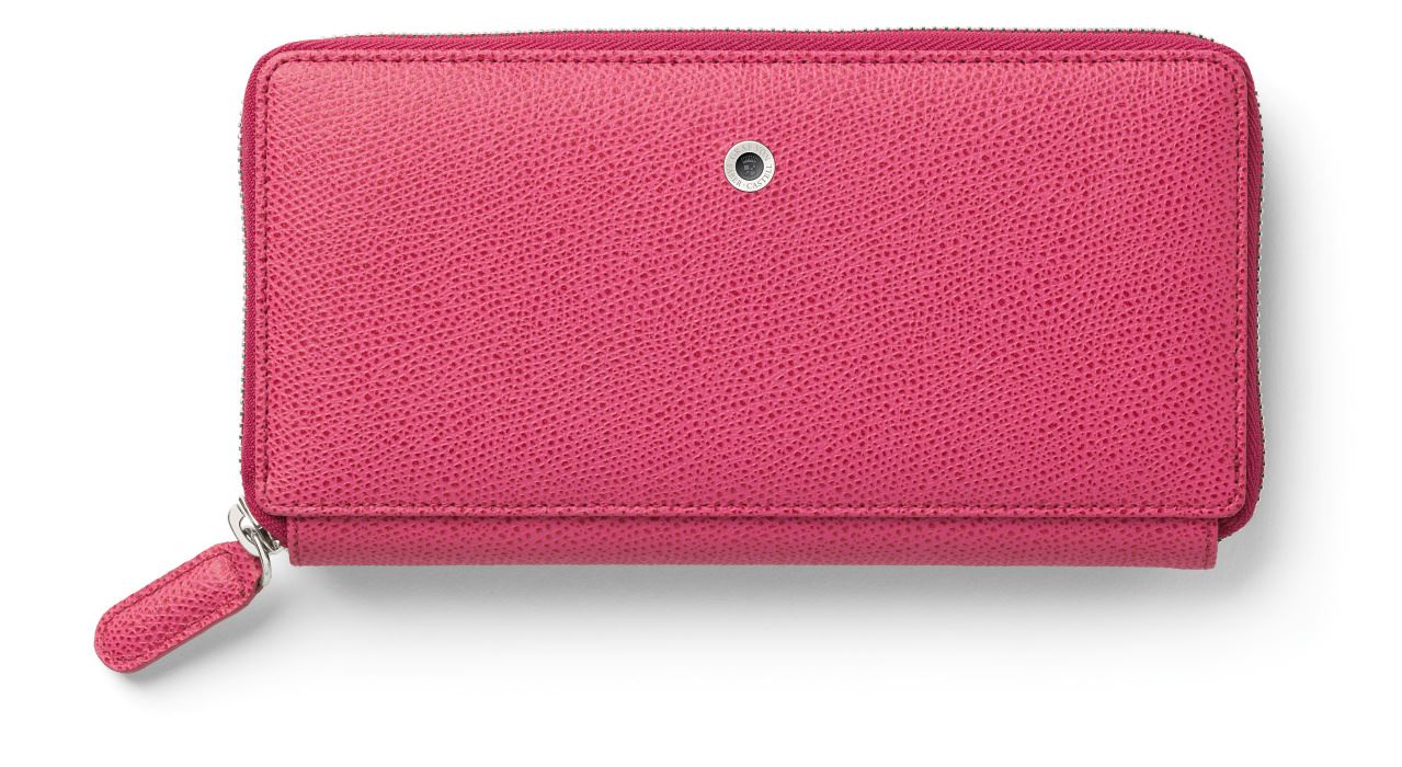Graf-von-Faber-Castell - Damenbörse Epsom mit Reißverschluss, Electric Pink