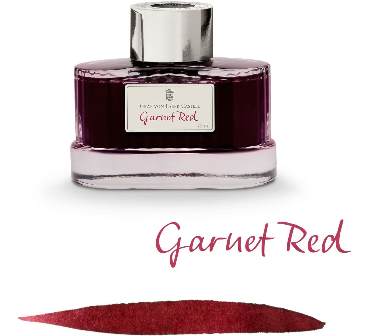 Graf-von-Faber-Castell - Tintenglas Garnet Red, 75ml