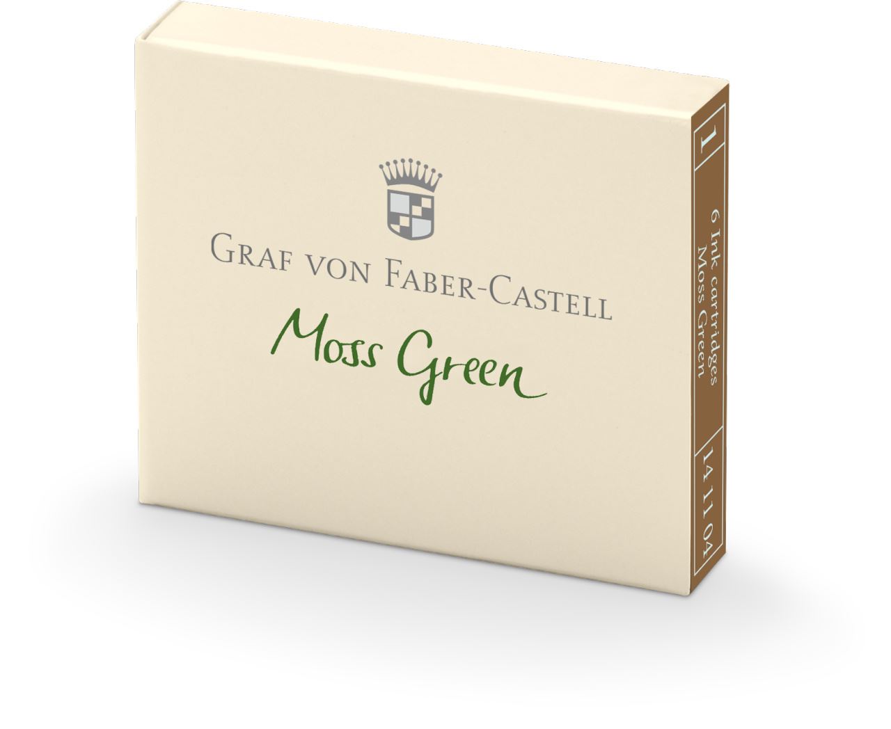 Graf-von-Faber-Castell - 6 Tintenpatronen, Moss Green