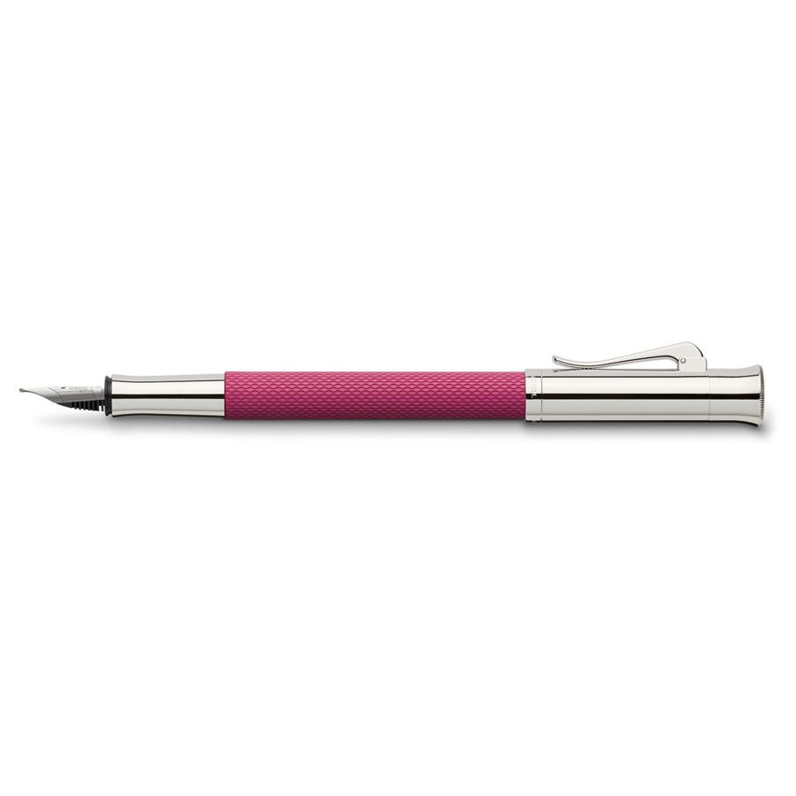 Graf-von-Faber-Castell - Füllfederhalter Guilloche Electric Pink B