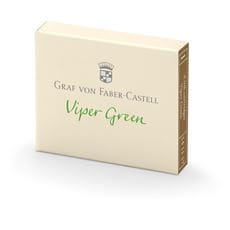 Graf-von-Faber-Castell - 6 Tintenpatronen, Viper Green