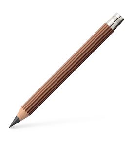 Graf-von-Faber-Castell - 3 Ersatzbleistifte  Perfekter Bleistift Magnum, Braun