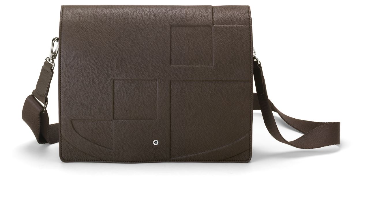 Graf-von-Faber-Castell - Messenger Bag Cashmere, quer, Dunkelbraun