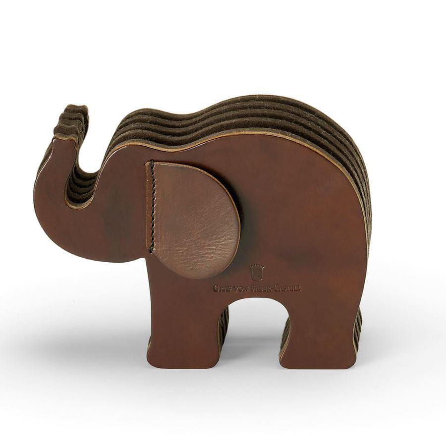 Graf-von-Faber-Castell - Stiftehalter Elefant groß, Dunkelbraun
