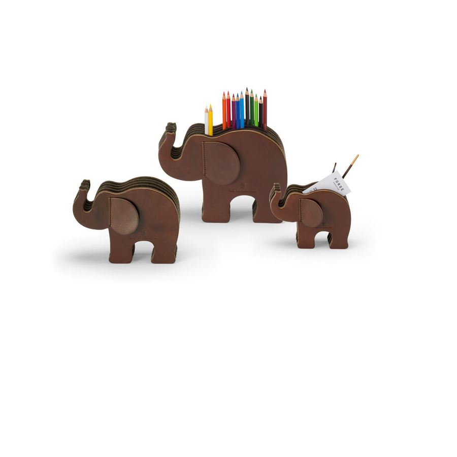 Graf-von-Faber-Castell - Stiftehalter Elefant groß, Dunkelbraun