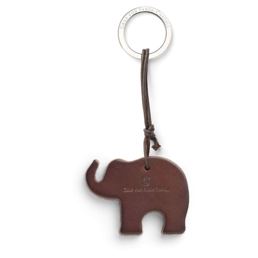 Graf-von-Faber-Castell - Schlüsselanhänger Elefant, Dunkelbraun